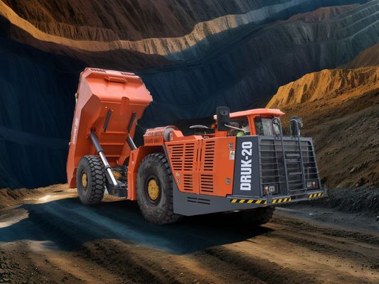 Gelenktes Mining Shuttle-Dumper mit 20 Tonnen Nutzlastkapazität Minitruck